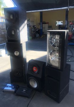 Car audio systems and speakers