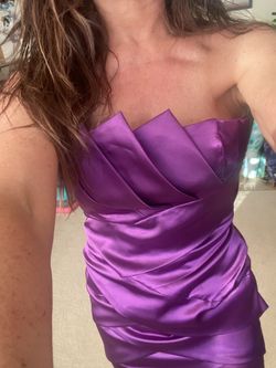 Gorgeous purple cocktail dress