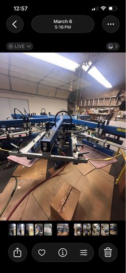 Screen printing equipment