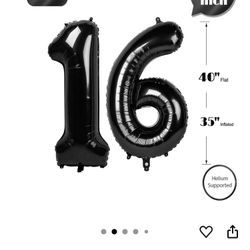 16 Birthday Decoration 