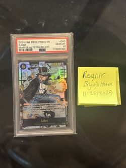 Psa 10 Sabo Manga Prb-01 
