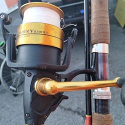 Penn Spin 8500 Live Line Reel And Harnell 12'ft Surf Rod