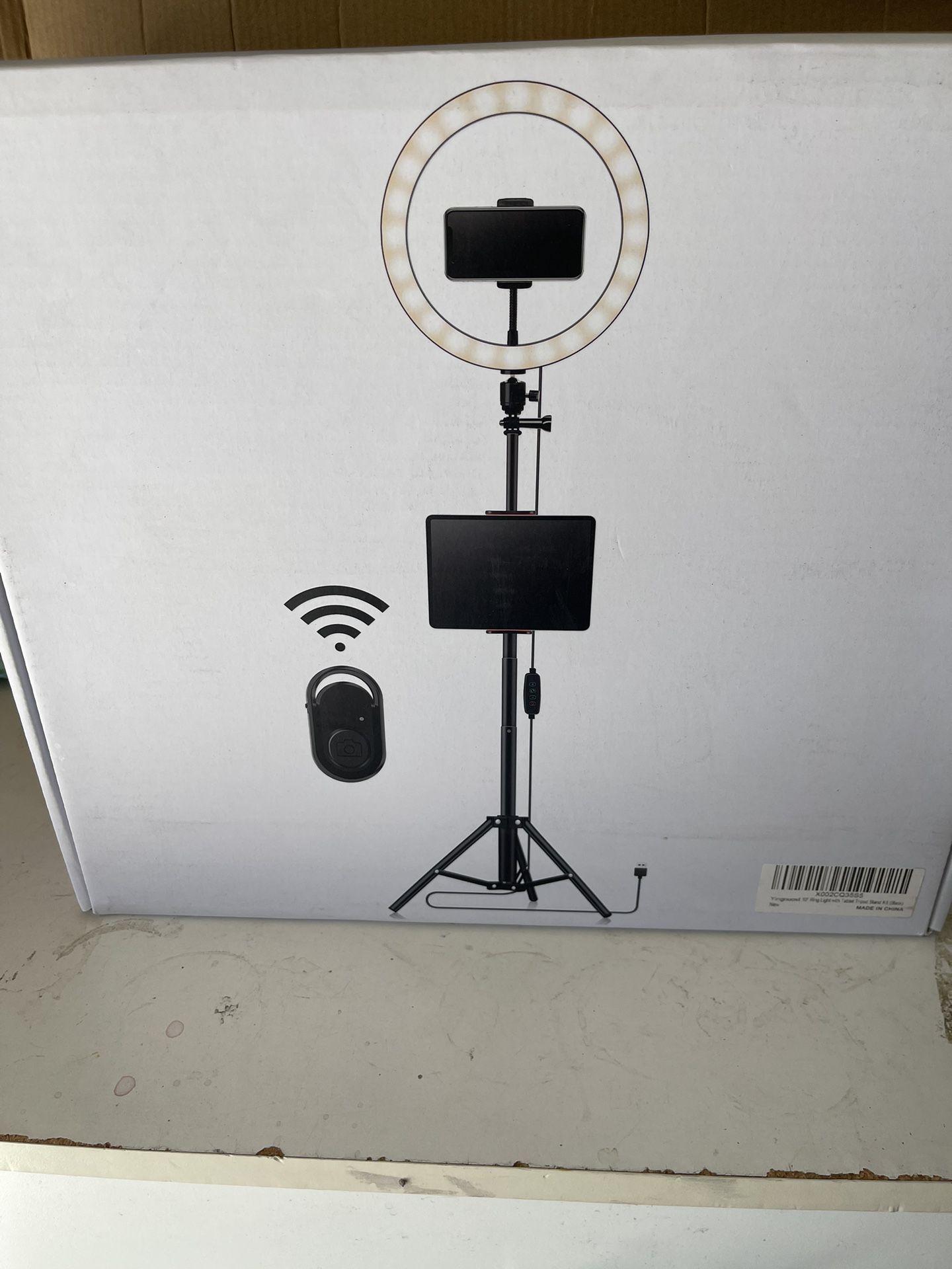 Ring Light With Tablet Tripod Stand