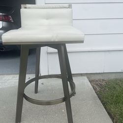 Swivel leather chairs