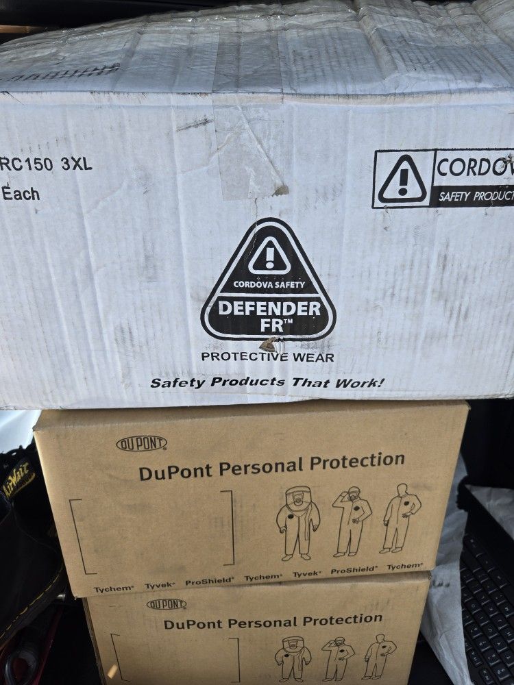 Cordova FRC150 Disposable Coveralls, Fire Resistant Protection,