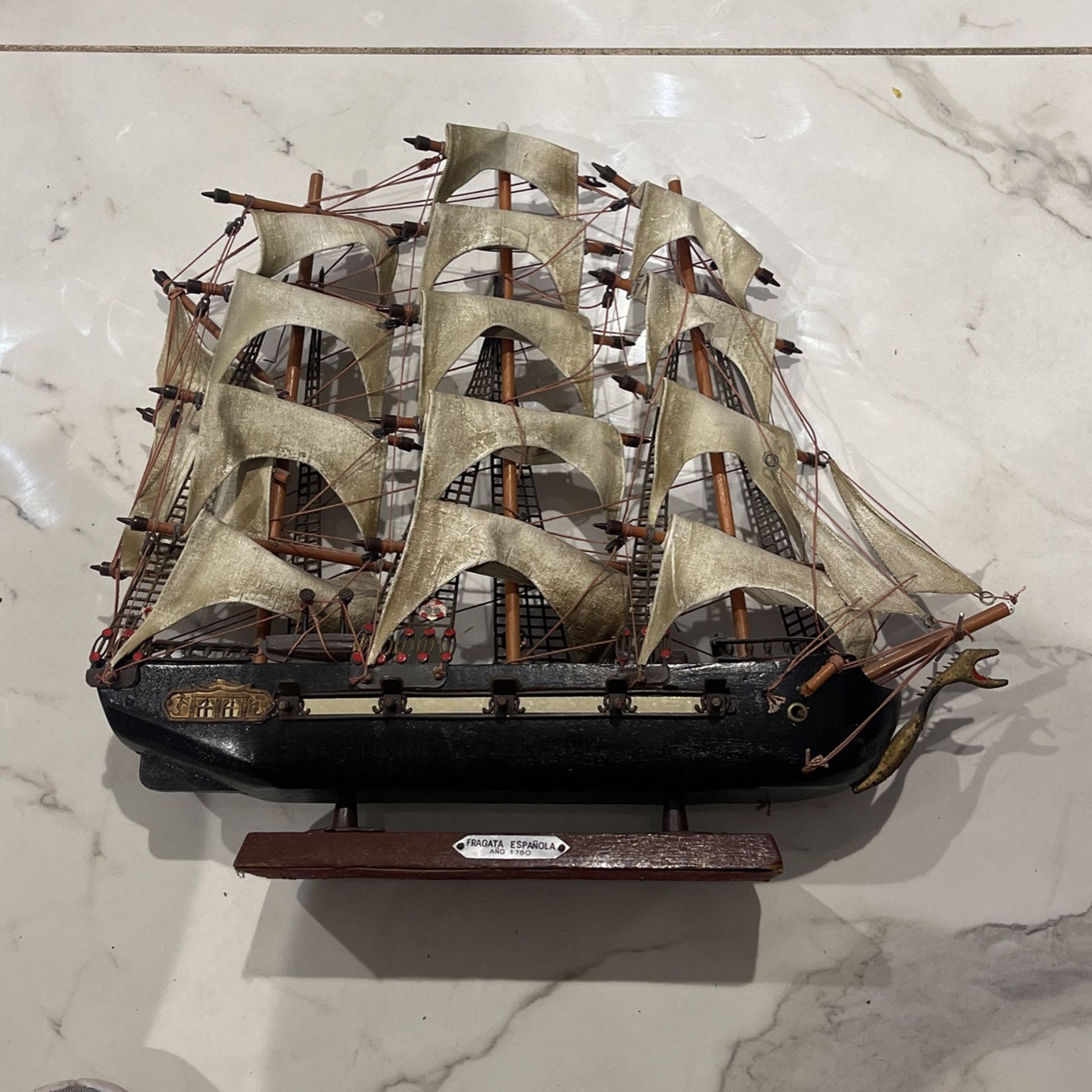 Model Ship Fragata Espanola 1780