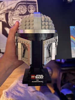 Lego Star Wars mandolorian head