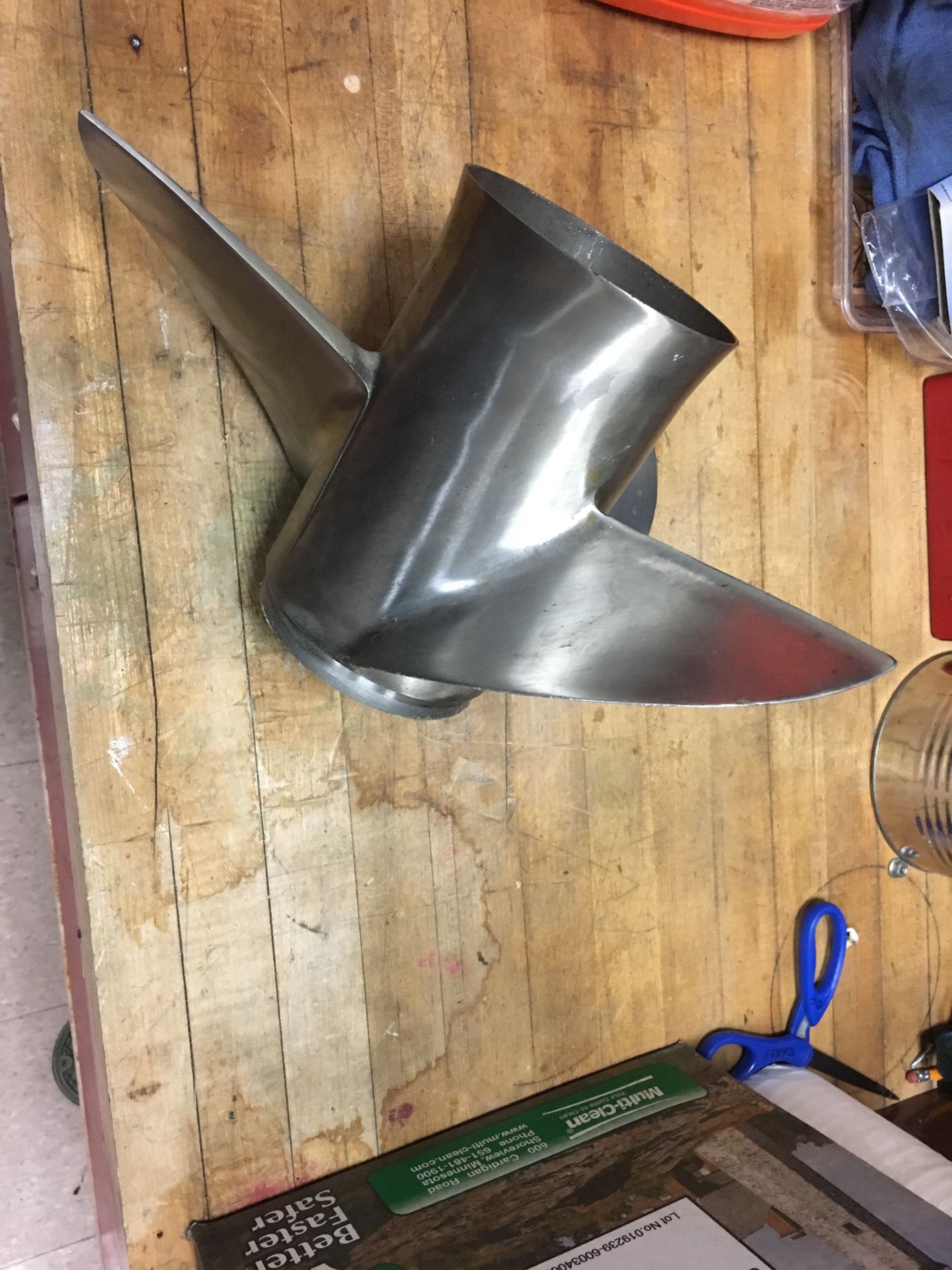 Stainless steel speed prop