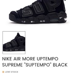 Nike Air Uptempo Supreme Size 9
