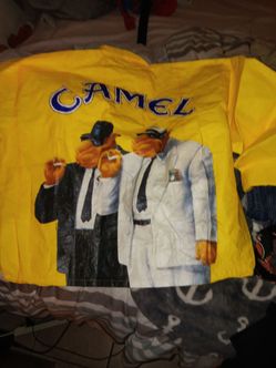 Vintage Camel Joe Camel Yellow Jacket