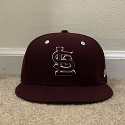St. Louis Cardinals New Era 59Fifty Fitted Cap Maroon 7 1/4 – Authentic MLB