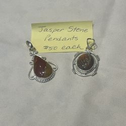 Jasper Stone Pendants