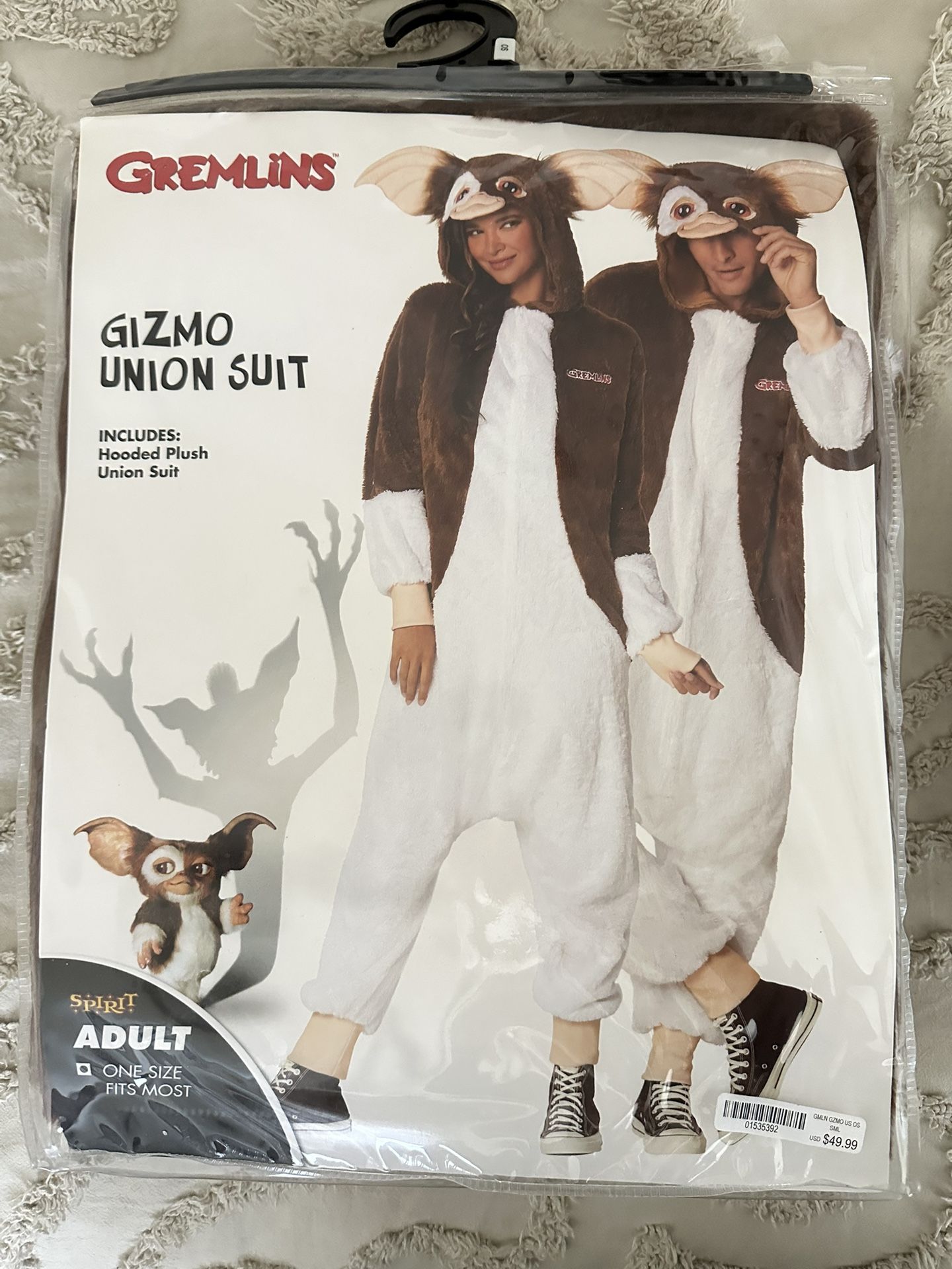 NEW GREMLINS GIZMO HALLOWEEN COSTUME 80s MOVIE ONESIE