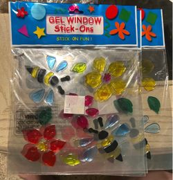 Gel Window Stick Ons 3 pkgs