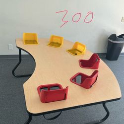 School /daycare lunch table