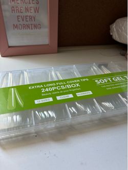 Box of Soft gel cover nail tips