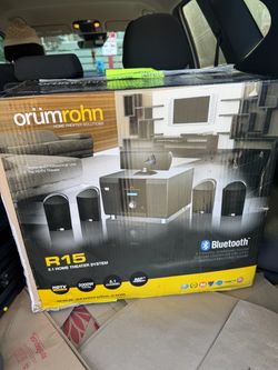 New in box (box is weathered) home theater system