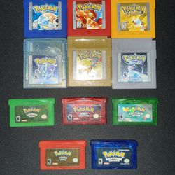 Gameboy SP And Pokemon Games Bundle  
