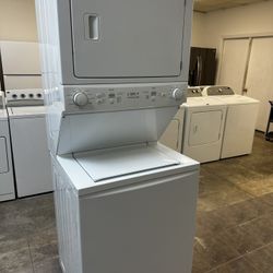 Frigidaire Stacked Washer And Electric Dryer 