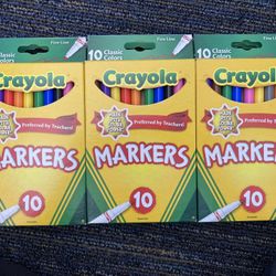 Crayola - Fine Line Markers 10ct (9 Sets)