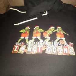American Eagle Grinch Black Hoodie