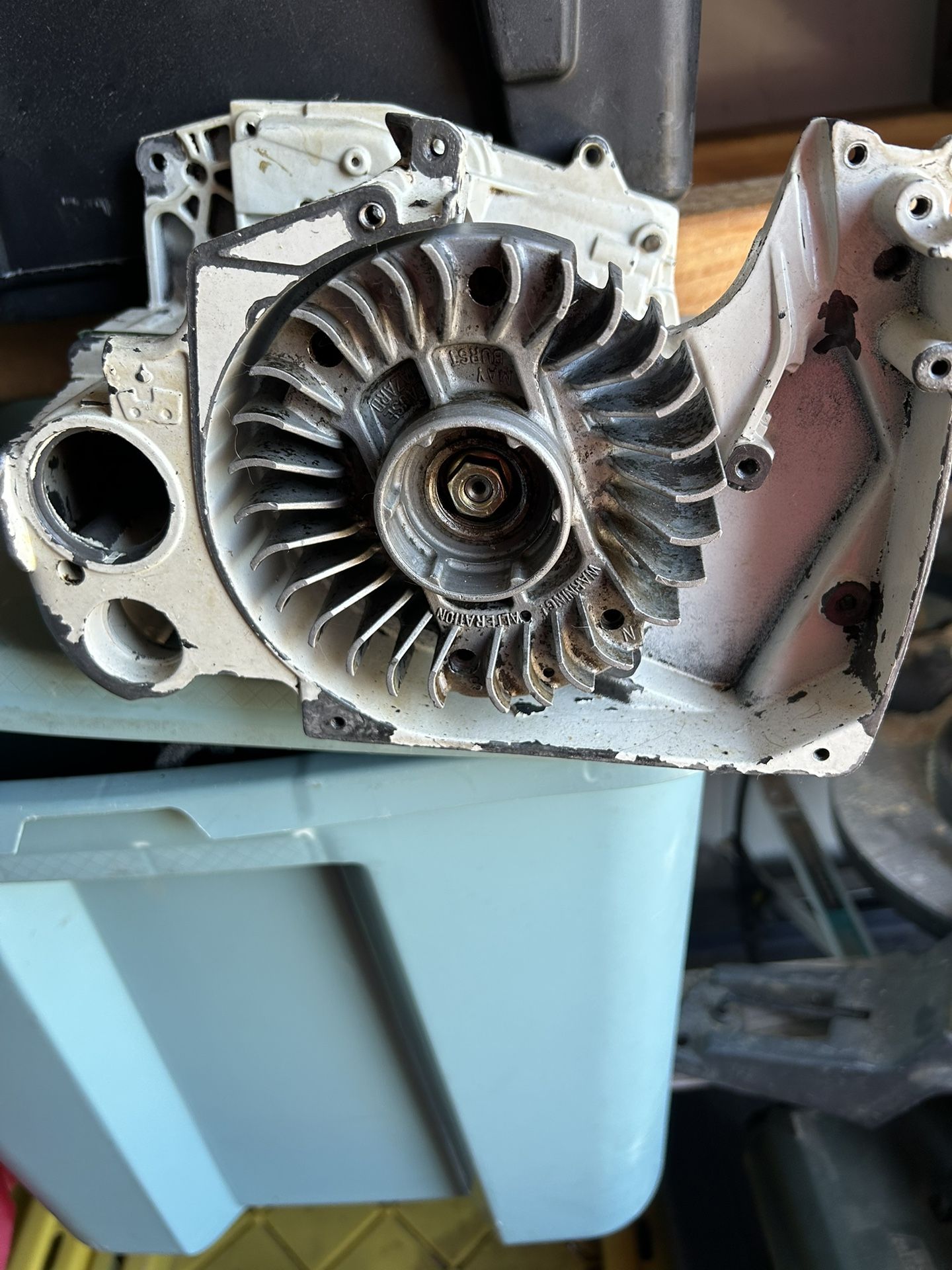 Stihl 044 OEM Crank Case Complete.