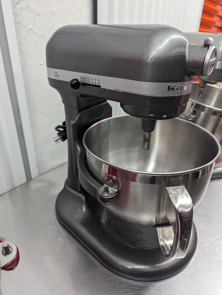 Kitchen Aid Commercial 6qt Mixer Set 