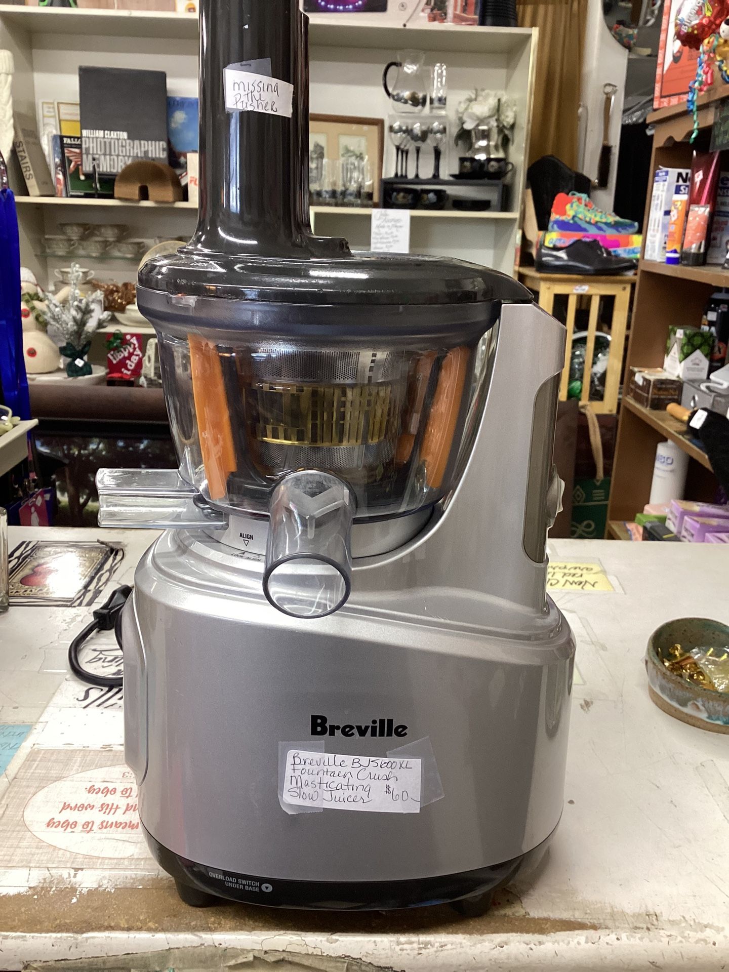 Breville BJ5600XL Fountain Crush Masticating Slow Juicer
