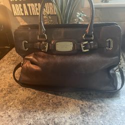 Leather MK Purse 