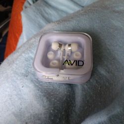 White Avid Headphones 
