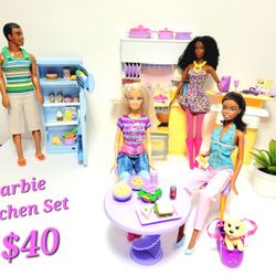 Barbie Kitchen Set