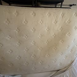 Like new Queen mattress and box spring!