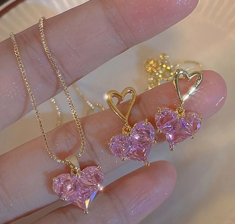 Heart Jewelry Set