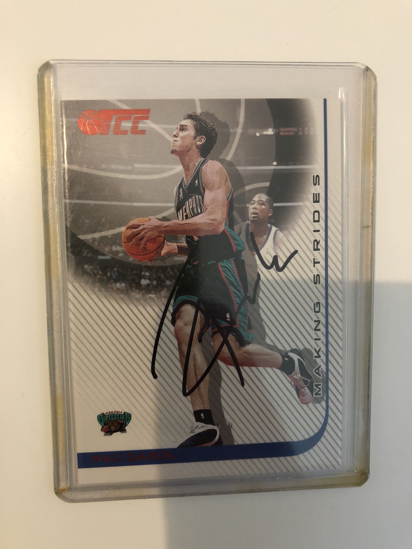 Pau Gasol Signed Rookie Card 2002 Topps