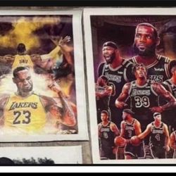 Lebron James Canvas Posters $10 Each