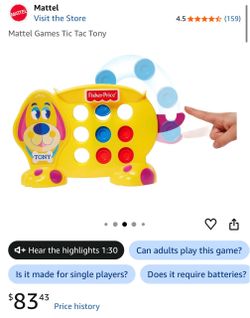 Mattel Games Tic Tac Tony