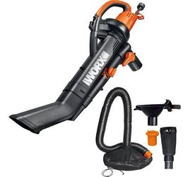 Worx TRIVAC 12 Amp 3-In-1 Blower / Mulcher / Vacuum With LEAFPRO Collection System - Used