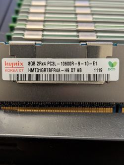 Server Ram Hynix 8GB 2Rx4 PC3L $15 Each Or Make Offer For Bulk