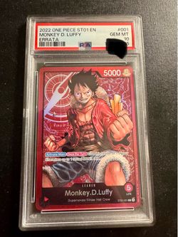 STO1-001 Luffy Leader PSA10 ONE PIECE CARD GAME OP01