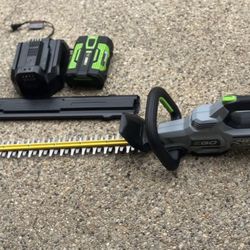 Ego Power+ Hedge Trimmer Cordless, Electric Hedge Trimmer 24", Includes 56v 2.5ah Battery And Charge