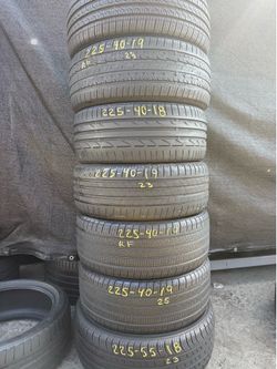 19” tires pirellis 225/40/18 with free installation $50 each