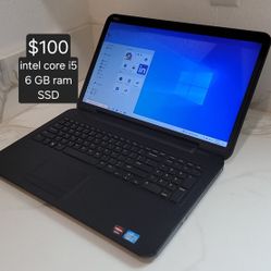 Dell inspiron laptop. Intel core i5. DELIVERY AVAILABLE. SE HABLA ESPAÑOL. 