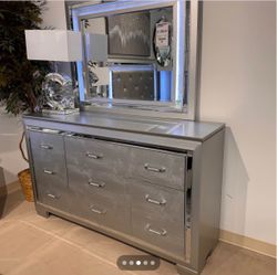 Silver Girls Dresser