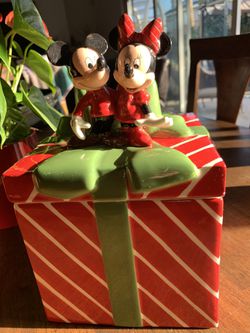 Mickey and Minnie Cookie jar