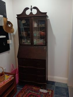 Antique entryway chest