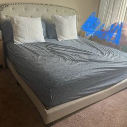 Cal Kind Bed: Mattress + Bed Frame + Spring Box