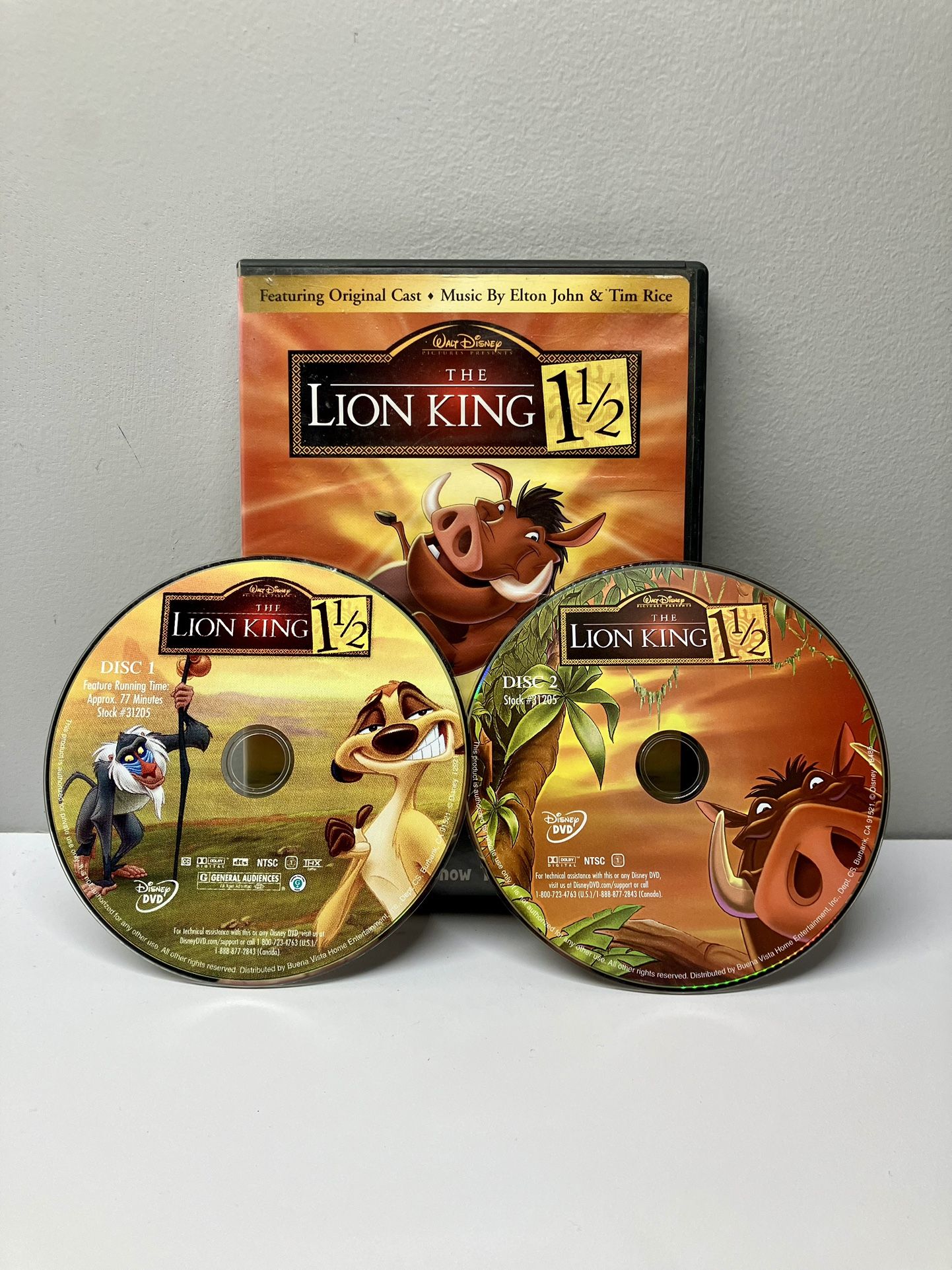 The Lion King 1 1/2 Limited Edition 2 Disc Set - Excellent Condition