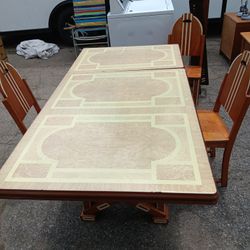1938 Kitchen Table  And Chairs