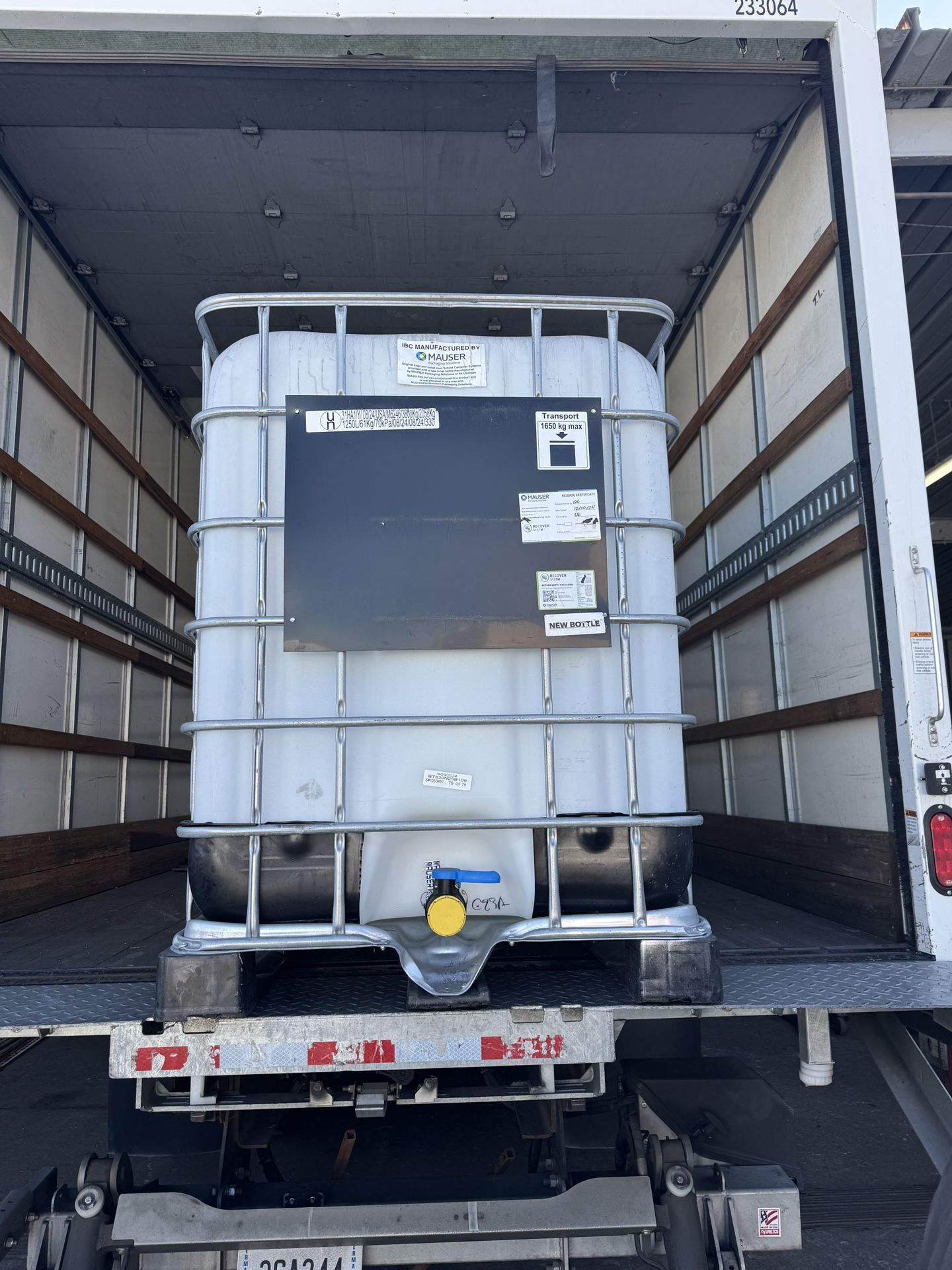 New 275 Gallon Tank , Mauser IBC Container