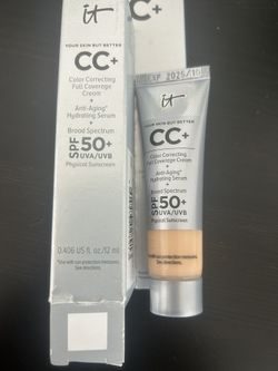 It Cosmetics CC+ Cream Travel Size, 12 ML, Light Medium Warm